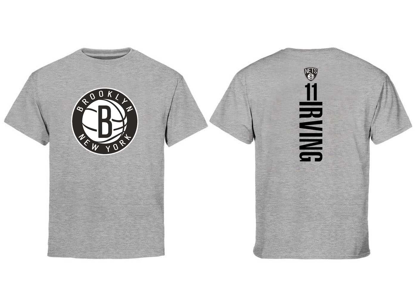 Brooklyn Nets 11 Kyrie Irving Gray T-Shirt,We sell and wholesale Brooklyn Nets 11 Kyrie Irving Gray T-Shirt on line form chian!
